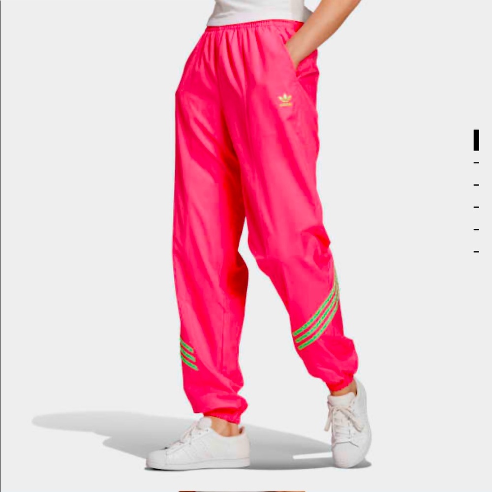 Adidas Swarovski Crystal hot pink track suit NWT